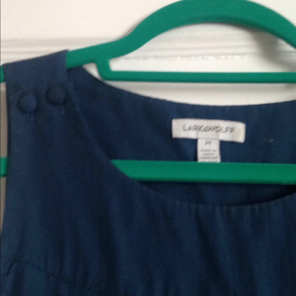 Lark & Wolff Blue Silk Dress - Picture 2 of 2